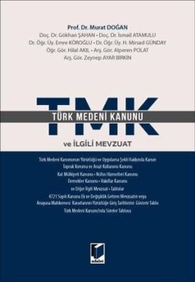 Türk Medeni Kanunu ve İlgili Mevzuat - 1