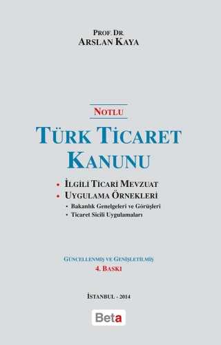 Türk Ticaret Kanunu & Notlu
