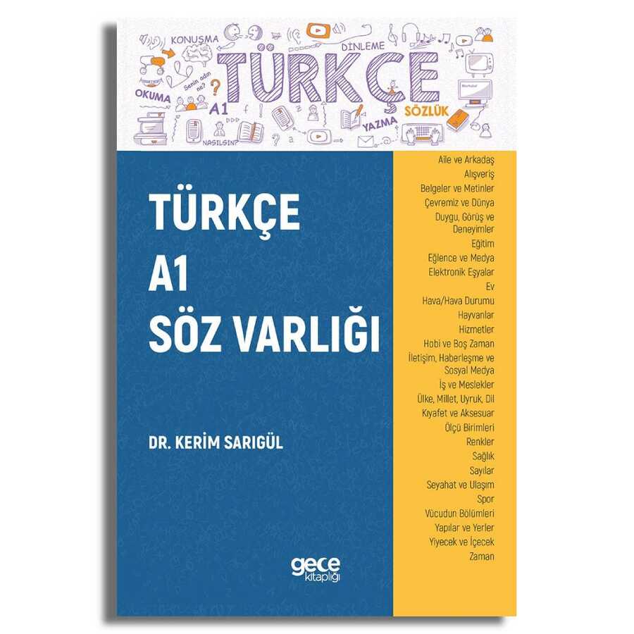 Türkçe A1 Söz Varlığı - 2