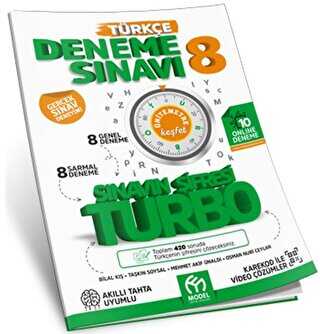 Model Eğitim Yayıncılık 8. Sınıf Türkçe Turbo Deneme
