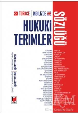 Türkçe-İngilizce Hukuki Terimler Sözlüğü