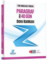 Zeduva Yayınları Türkçe Saati 40 Gün Ritüel Paragraf Soru Bankası - Zeduva Yayınları