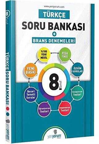 Yeniyorum Yayınları Türkçe Soru Bankası Branş Denemeleri 8. Sınıf