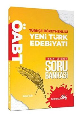 Türkçecim TV Yayınları ÖABT Türkçe Yeni Türk Edebiyatı Soru Bankası Çözümlü