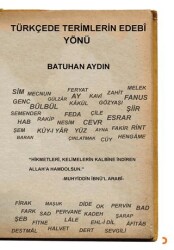 Türkçede Terimlerin Edebî Yönü - Cinius Yayınları