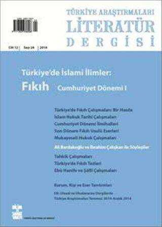 Türkiye Araştırmaları Literatür Dergisi Cilt 12 Sayı: 24