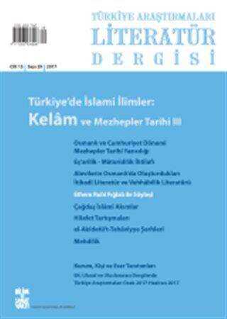 Türkiye Araştırmaları Literatür Dergisi Cilt: 15 Sayı: 29 - 2017