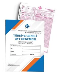 Türkiye Geneli Optikli AYT Denemesi - KR Akademi Yayınları