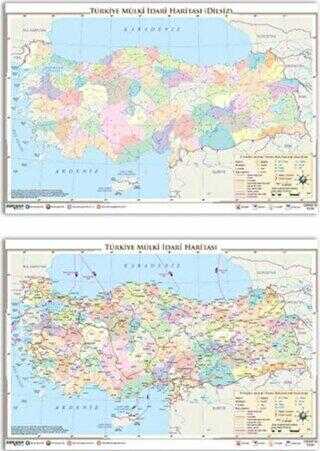 Türkiye Mülki İdare Haritası Yazılabilir Silinebilir