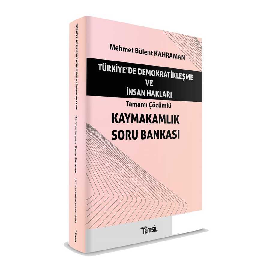 Temsil Kitap Türkiye`de Demokratikleşme ve İnsan Hakları - Tamamı Çözümlü Kaymakamlık Soru Bankası