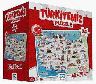 Ca Games Türkiyemiz Yer Puzzle 24 Parça