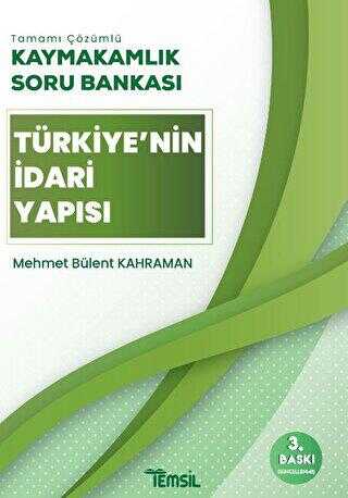 Temsil Kitap Türkiye’nin İdari Yapısı Kaymakamlık Soru Bankası Tamamı Çözümlü