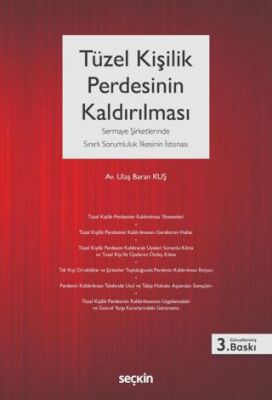 Tüzel Kişilik Perdesinin Kaldırılması - 1