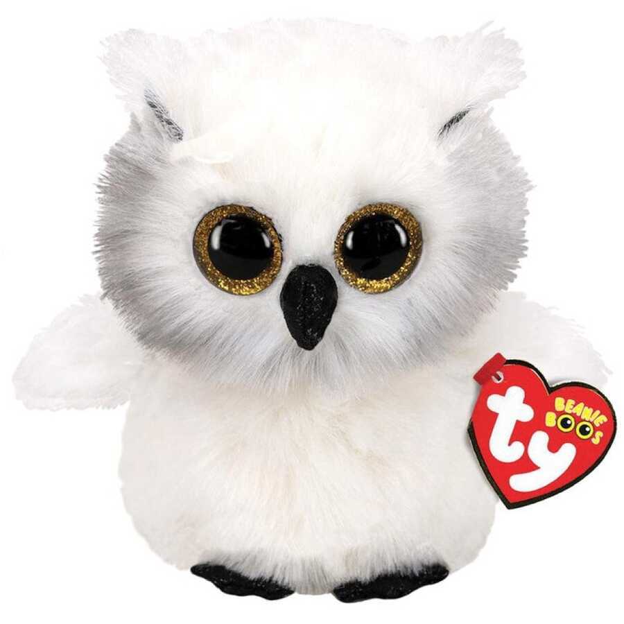 Ty Beanie Boos Snowy White Owl Baykuş Peluş Oyuncak 15 Cm
