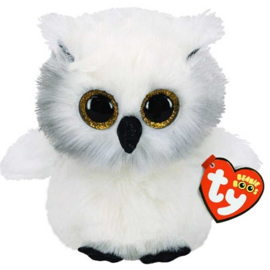 Ty Beanie Boos Snowy White Owl Baykuş Peluş Oyuncak 25 Cm