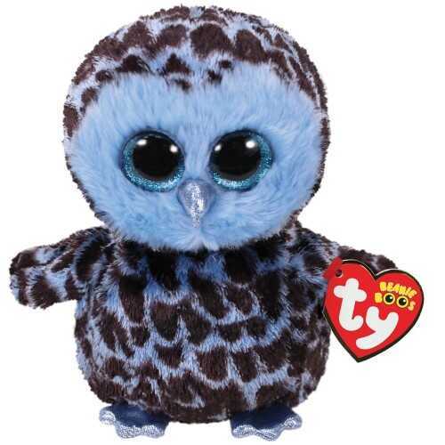 Ty Beanie Boos Yago Owl Blue Mavi Baykuş Peluş Oyuncak 15 Cm