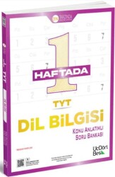 TYT 1 Haftada Dilbilgisi Konu Anlatımlı Soru Bankası - Üç Dört Beş Yayınları