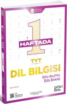 TYT 1 Haftada Dilbilgisi Konu Anlatımlı Soru Bankası - 1