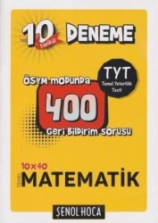 Şenol Hoca Yayınları TYT 10 Fasikül Deneme 10x40 Temel Matematik - Şenol Hoca Yayınları