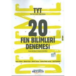 Okyanus Yayınları TYT 20 Fen Bilimleri Denemesi - Okyanus Yayınları