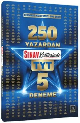 TYT 250 Yazardan Sınav Kalitesinde 5 Deneme - 1