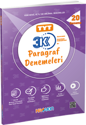 Katyon Yayınları TYT 3 K Paragraf Denemeleri 20 Deneme - Katyon Yayınları