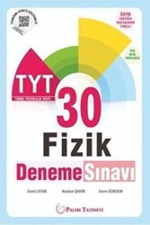 TYT 30 Fizik Deneme Sınavı - Palme Yayınları