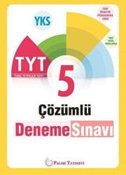 Palme YKS TYT 5 Çözümlü Deneme - Palme Yayınları