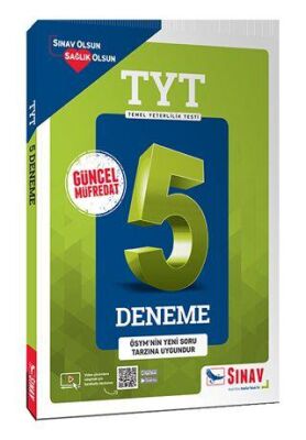 Sınav Yayınları TYT Çözümlü 5 Deneme - 1