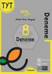 Endemik Yayınları TYT 8`li Deneme Sınavı - Endemik Yayınları