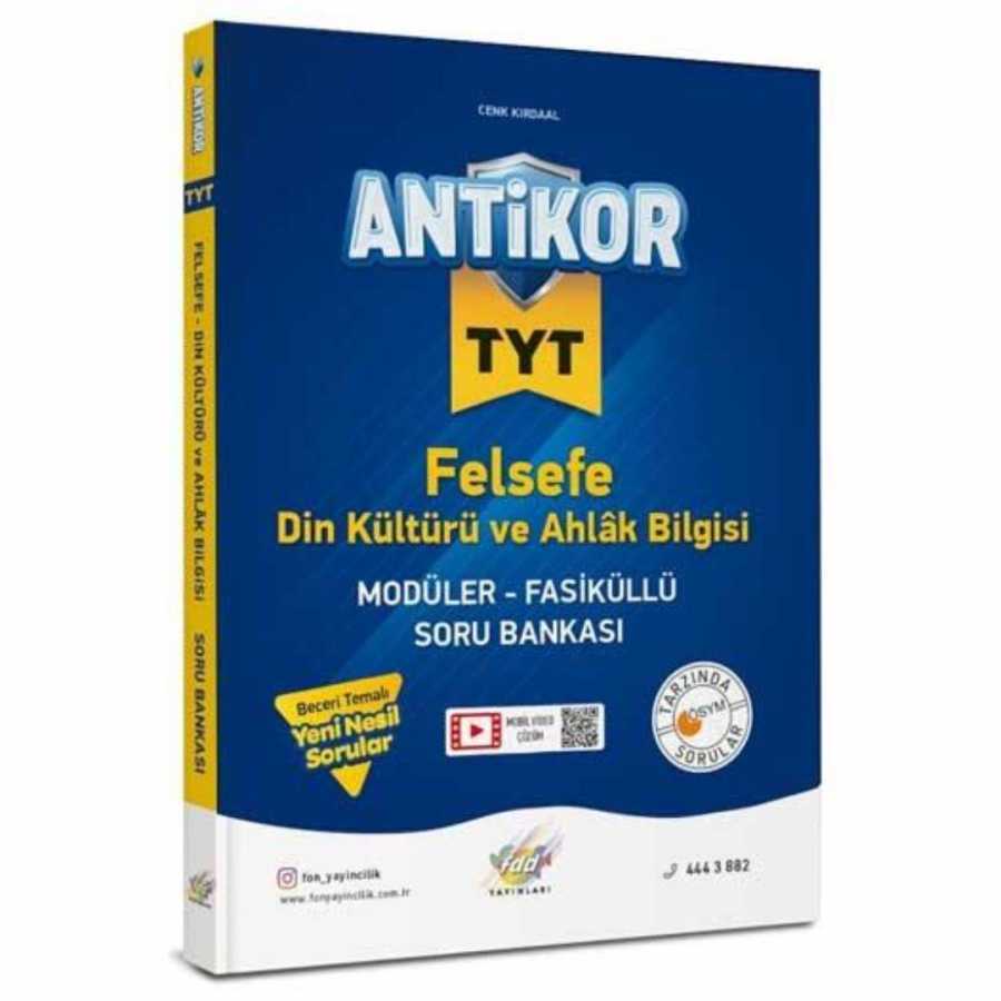 Antikor Yayınları TYT Felsefe-Din Kült. ve Ahlak Bilg. Soru Bankası