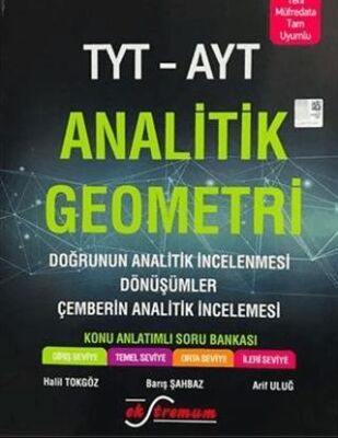 Ekstremum Yayınları TYT-AYT Analitik Geometri Konu Anlatımlı Soru Bankası - 1