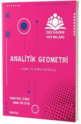 Çöz Kazan Yayınları TYT AYT Analitik Geometri Konu ve Soru Fasikülü - 1