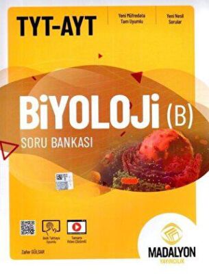 Madalyon Yayınları TYT - AYT Biyoloji-B Soru Bankası - 1