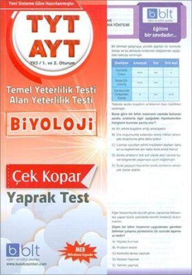 TYT AYT Biyoloji Yaprak Test - 1