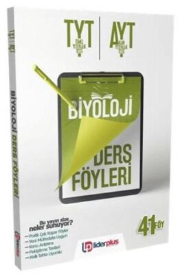 Lider Plus Yayınları TYT-AYT Biyoloji Konu Anlatımlı Ders Föyleri - 1