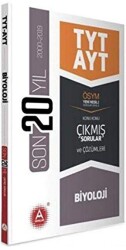 A Yayınları TYT AYT Biyoloji Son 20 Yıl Konu Konu Çıkmış Sorular - A Yayınları