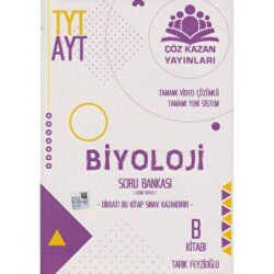 Çöz Kazan Yayınları TYT AYT Biyoloji Soru Bankası B Kitabı - Çöz Kazan Yayınları