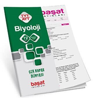 Başat Yayınları TYT AYT Biyoloji Yaprak Test - 1