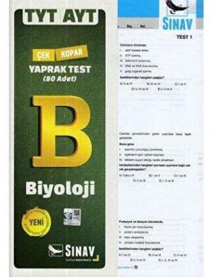 TYT AYT Biyoloji Yaprak Test - 1