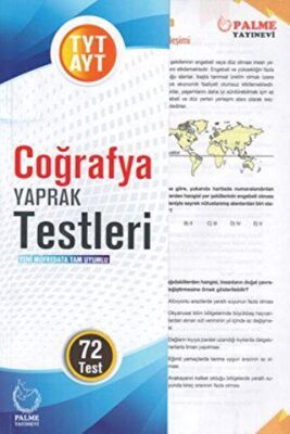 Palme Yaprak Test YKS TYT AYT Coğrafya - 1