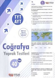 Nitelik Yayınları TYT AYT Coğrafya Yaprak Testleri - Nitelik Yayınları