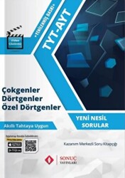 Sonuç Yayınları TYT-AYT Çokgenler Dörtgenler Özel Dörtgenler - Sonuç Yayınları