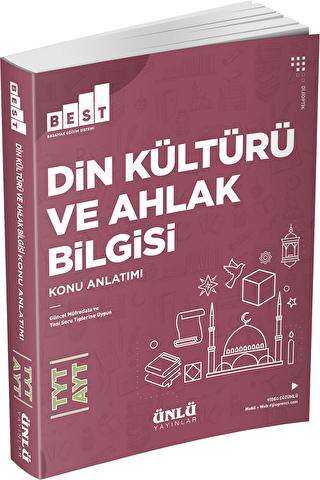 Ünlü Yayınları TYT AYT Din Kültürü ve Ahlak Bilgisi BEST Konu Anlatım