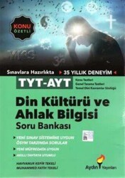 Aydın Yayınları TYT-AYT Din Kültürü ve Ahlak Bilgisi Soru Bankası - Aydın Yayınları