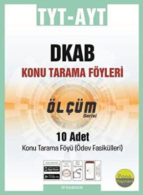 Pano Yayınevi TYT AYT Din Kültürü Konu Tarama Föyleri Ölçüm Serisi 10 Fasikül - 1