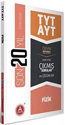 A Yayınları TYT AYT Fizik Son 20 Yıl Konu Konu Çıkmış Sorular - 1