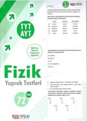 Nitelik Yayınları TYT AYT Fizik Yaprak Test - Nitelik Yayınları
