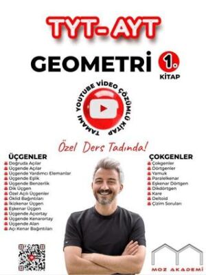TYT AYT Geometri 1. Kitap Tamamı Çözümlü Soru Bankası - 1