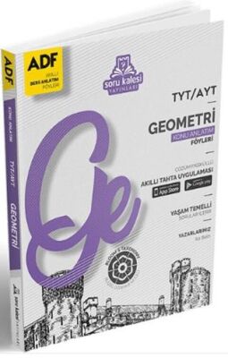 Soru Kalesi Yayınları TYT AYT Geometri ADF Akıllı Ders Konu Anlatım Föyleri - 1